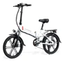 Електровелосипед міський SAMEBIKE 20LVXD30-II (350 Вт, 10 А/год, 48 В), колеса 20", білий фото 3
