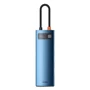 Адаптер Baseus Adapter USB-C to 3xUSB3.0+HDMI+RJ45+USB-C+TF+SD Blue (WKWG000103): Колір синий