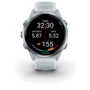 Смарт-часы Garmin Forerunner 570 42mm Cloud Blue Aluminium with Translucent Whitestone/Cloud Blue Band (010-02970-01): Материал ремешка Силикон