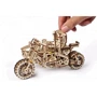 Механічний 3D пазл Ugears Мотоцикл Scramber з коляскою (6336921) фото 14