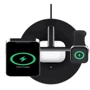 Зарядний пристрій Belkin Wireless Charger Base Station MagSafe Black (WIZ009VFBK) for iPhone 16 I 15 I 14 I 13 I 12 series and Apple Watch: Кількість USB-портів немає