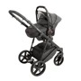 Универсальная коляска 2 в 1 Broco Miracle Black 9023-BMB-01, black, черный фото 18