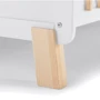 Детская кроватка Kinderkraft Nico White (KKHNICOWHT000N): Опускающаяся стенка есть