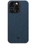 Чехол для iPhone Pitaka MagEZ Case 3 Twill 1500D Black/Blue (KI1408PM) for iPhone 14 Pro Max