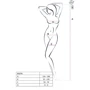 Боди с имитацией кожи и стрепами Passion ASUNA BODY black XXL/XXXL
