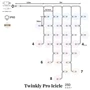 Гирлянда Smart LED Twinkly Pro Icicle RGB 250 IP65 AWG22 PVC Rubber белый: Длина, м 4