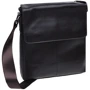 Мужская сумка планшет Borsa Leather темно-коричневая (K18168-brown): Застежка Молния