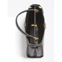 Женская сумка тоут Guess Downtown Chic Turnlock Satchel черная (HWVB8385050-BLA): Страна производитель США
