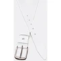 Чоловічий ремінь Borsa Leather білий (V1125FX06-white): Стать Мужской
