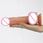 Вибратор с ротацией и подогревом LoveToy Dual-Layered Silicone Nature Cock Anthony 8.5" Flesh