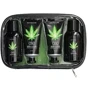 Набор для ванны и душа CBD Luxe Travel set - GREEN TEA & HEMP OIL (4 предмета)