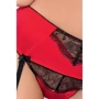Сексуальный комплект Passion BRIDA SET WITH OPEN BRA red S/M