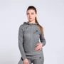 Спортивная толстовка Peak FW67686-BLA 48 серая с капюшоном на молнии