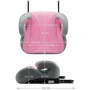 Автокресло бустер KinderKraft I-BOOST I-Size Pink (Hnrt_4815): Крепление Isofix есть