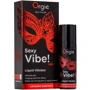 Жидкий вибратор Orgie Sexy Vibe! Hot, 15 мл, согревающий, очень мощный, со вкусом клубники