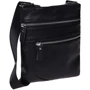 Мужская сумка планшет Borsa Leather черная (K1307-black)