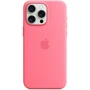 Чехол для iPhone Apple iPhone 15 Pro Max Silicone Case with MagSafe - Pink (MWNN3ZM/A): Материалы Силикон