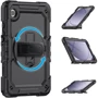 Аксессуар для планшетных ПК RugCase Shockproof Grip Black for Samsung Galaxy Tab S7 T870/T875 / Galaxy Tab S8 2022 X700/X706: Цвет черный