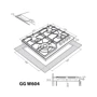 Варочная поверхность газовая Weilor GG W604 WH фото 4