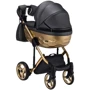 Коляска 2 в 1 Adamex Chantal Star Polar (Gold) кожа 100% Star 109 (624854): Возможность установки люльки есть