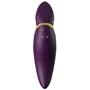 Вибратор 2в1 с язычком Zalo - Hero Twilight Purple (кристалл Swarovski)