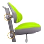 Кресло детское ErgoKids GT Y-404 ortopedic grey: Min высота сиденья, см 36