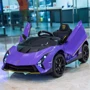 Детский электромобиль Bambi Racer Lamborghini фиолетовый (M 5100EBLR-9): Вид автомобиль