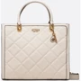 Женская сумка тоут GUESS ABEY ELITE TOTE молочная (HWQB8558230-STO)