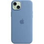 Чехол для iPhone Apple iPhone 15 Plus Silicone Case with MagSafe - Winter Blue (MT193ZM/A): Тип чехла накладка на заднюю часть