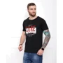 Футболка ISSA PLUS GN4-34 S черная с принтом