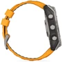 Смарт-годинник Garmin Fenix 8 AMOLED 51mm Sapphire Titanium з Spark Orange/Graphite Silicone Band (010-02905-11): Фітнес-функції Альтиметр, GPS-модуль, Пульсометр, Пульсоксиметр, Шагомер, Подсчет калорий