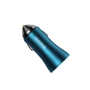 Зарядний пристрій Baseus Car Charger USB+USB Golden Contactor 60W Blue (CGJM000003): Сила струму 2.4А и более