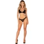 Комплект Obsessive Latinesa 2-pcs set Black, XL/2XL