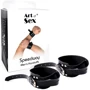 Мужские кожаные наручники Art of Sex - Man Handcuffs Speedway L-2XL, черный