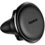 Держатель Baseus Car Holder Magnetic Car Mount Phone Holder with Cable Clip Air Vent Black (C40141201113-00) фото 5
