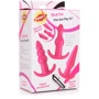 Набор анальных пробок с вибропулей Frisky Thrill Trio Pink Vibrating Plug Set