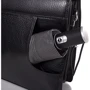 Мужской портфель Desisan черный (SHI319-2FL): Фактура Матовая, Зернистая