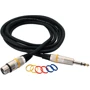 Кабель балансный ROCKCABLE RCL30383 D6F BA - Microphone Cable - XLR (f) / TRS Jack (3m)