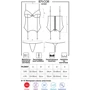 Комплект Obsessive 871-COR-2 corset, S/M