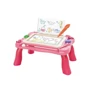 Игровой столик 2в1 рисование и конструирование LIHAOLONG 669-27-28A (Розовый)