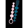 Satisfyer Beads Silicone black - анальные шарики, 20.5х3.4 см, разноцветный