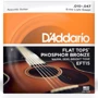 Струна для гітар Струни D'addario EFT15 Flat Tops Phosphor Bronze Extra Light (10-47)