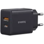 Зарядное устройство Baseus Wall Charger USB-C+USB Cube Fast Charger 20W Cluster Black (P10111403113-00)