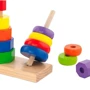 Набір дерев'яних пірамідок Viga Toys Три фігури (50567) фото 2