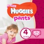 Huggies Pant 4 (9-14 kg) Mega 52 Girl