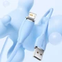 Кабель Baseus USB Cable to Lightning Silica Gel 2.4A 1.2m Blue (CAGD000003): Длина 1.2 м