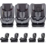 Автокресло EasyGo Convert izofix 0-36 9024-ECis-10, Pearl, серый: Регулировка Высоты подголовника, Наклона спинки
