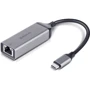 Адаптер REAL-EL Adapter USB-C to RJ45 CE-150 Space Grey (EL123110004): Цвет серый
