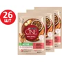 Влажный корм Purina ONE mini Active для собак мелких пород с говядиной и картофелем и морковью 26х85 г (8445290298287)