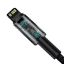 Кабель Baseus Cable USB-C to Lightning Tungsten PD 20W 2m Black (CATLWJ-A01) фото 4